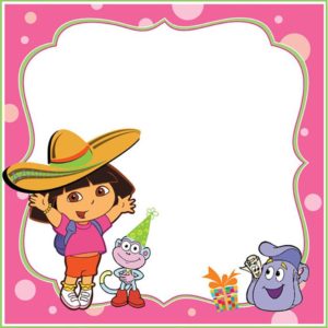 Free Printable Dora The Explorer Invitation Template - Free Invitation ...