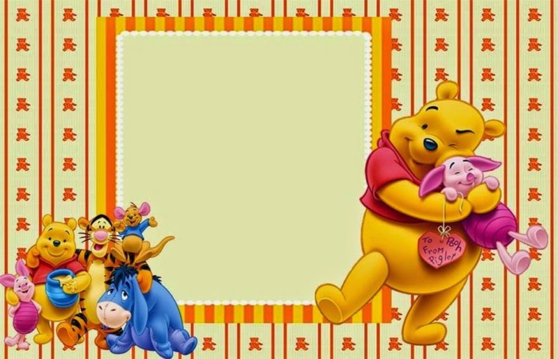 Winnie The Pooh Birthday Invitation Free Invitation Templates