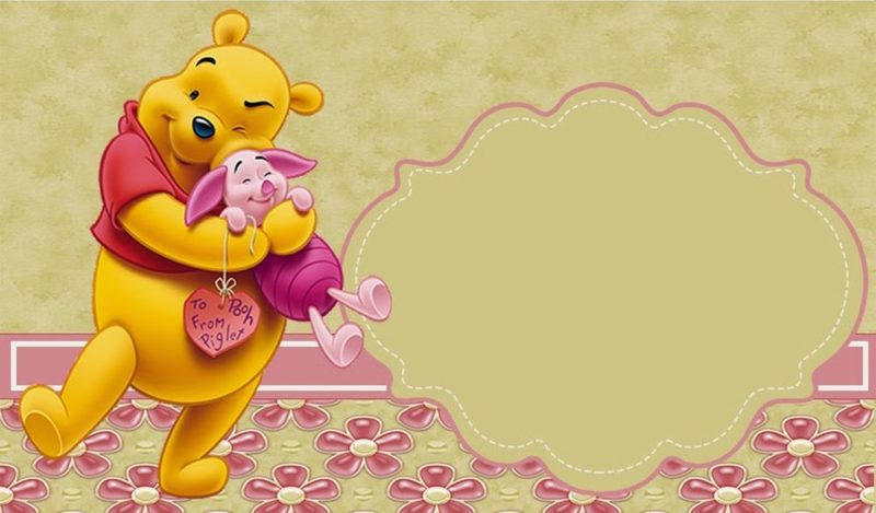 pooh baby shower invitations