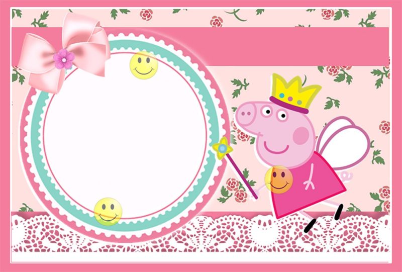 Peppa Pig Invitations Make People Smile Free Invitation