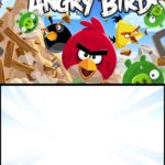Angry Birds Initation Card