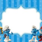 Free Printable Smurf Invitation