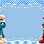 Free Printable Smurfs Invitation Template