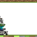 Minecraft Birthday Party Invitation Template