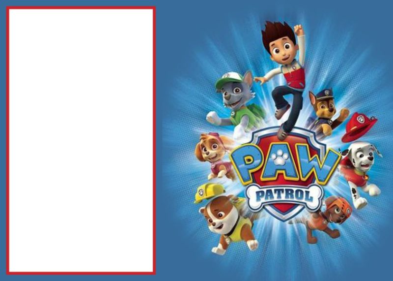 10 Paw Patrol Invitations Template Perfect Template Ideas