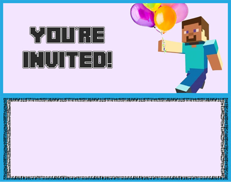 party-at-ease-with-minecraft-invitations-free-invitation-templates