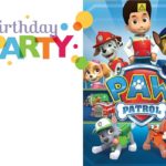 Printable Paw Patrol Birthday Invitation