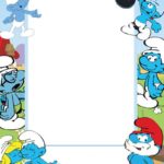Printable Smurfs Invitation