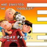 Peanuts Movie Invitation Sample