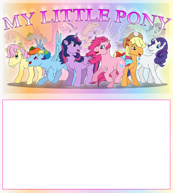 12 Adorable My little pony invitation Templates magical indeed