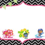 Free Birthday Party Team Umizoomi invitation template