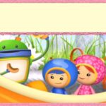 Team Umizoomi empty invitation template