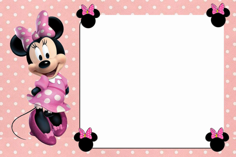 Free Online Minnie Mouse Invitation Template