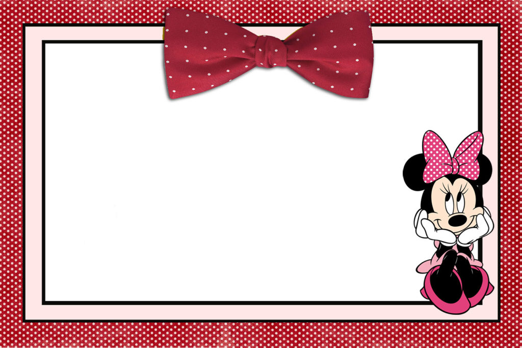 The Largest Collection Of Free Minnie Mouse Invitation Templates Part 1