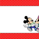 Mickey and Minnie Mouse Invitation