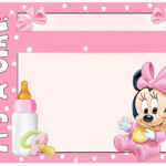 Minnie Mouse Baby Shower Invitation