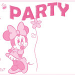Minnie Mouse Party Invitation Template