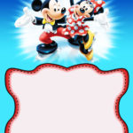 Minnie and Mickey Mouse Birthday Invitation