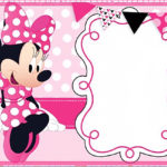 Printable Minnie Mouse Birthday Party Invitation Template