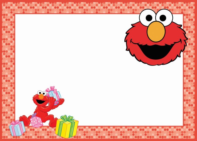 12 Printable Elmo Invitations Children's favorite birthday theme