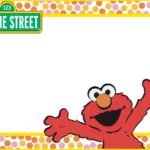 Printable Elmo Invitation Card