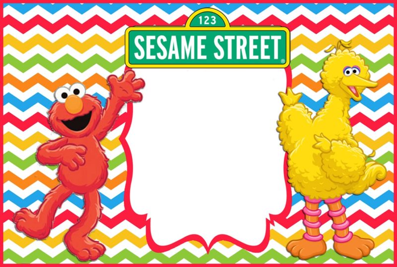 Free Sesame Street Birthday Invitations 9