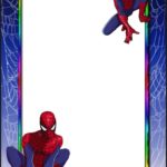 Spiderman Invitation Card