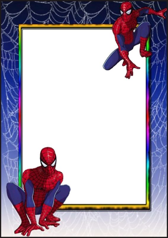 Spiderman Invitation Card - Free Invitation Templates