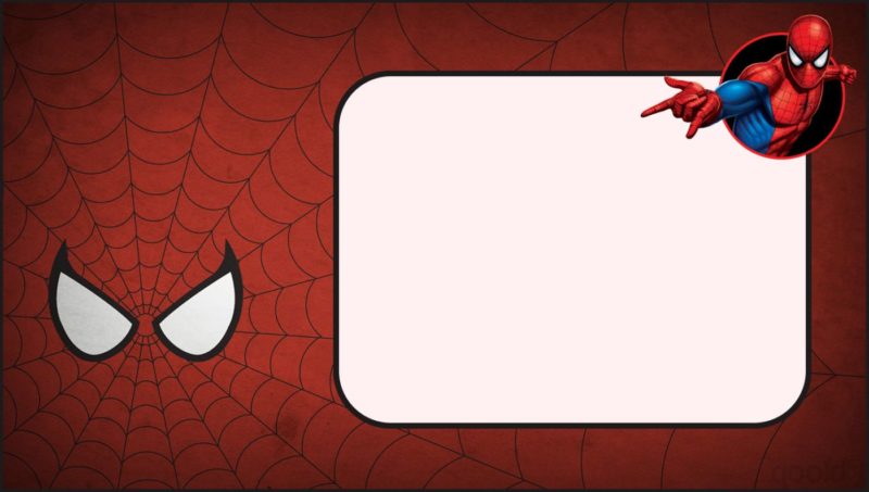 Spiderman Invitation Template Free Invitation Templates