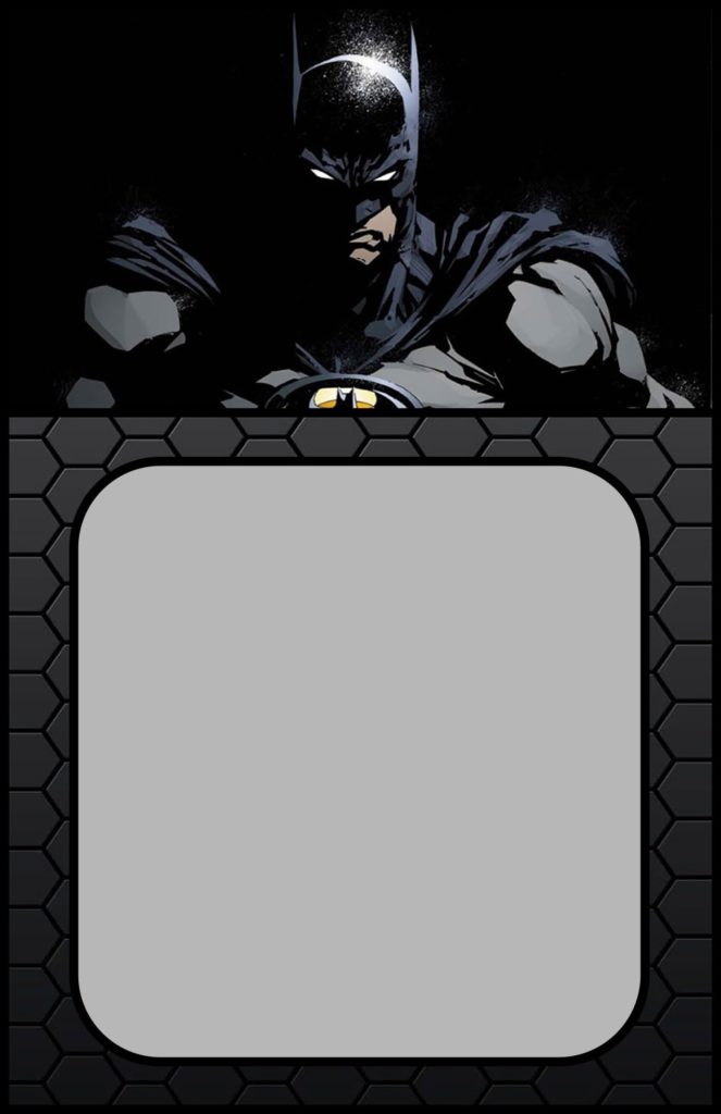 Printable Batman Invitation Card - Free Invitation Templates