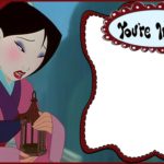 Printable Mulan Party Invitation