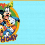 Free Printable Mickey Mouse Birthday Invitation Template