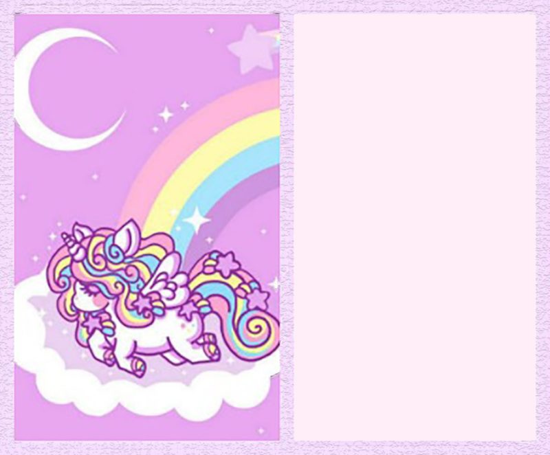 printable unicorn invitation template free invitation