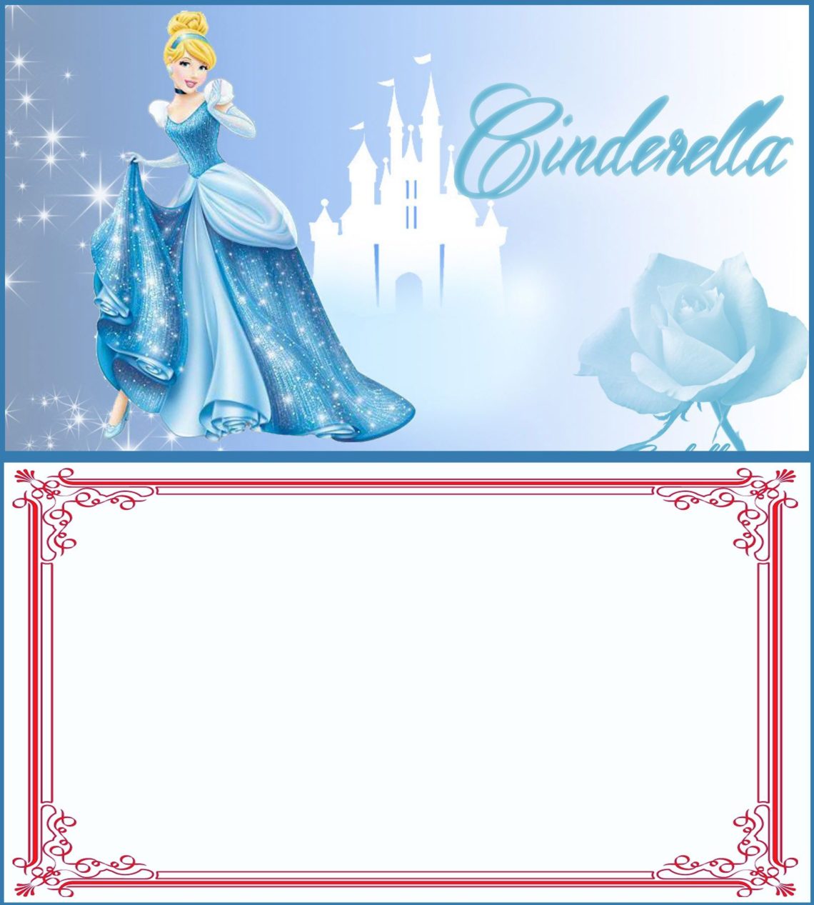Cinderella Party Invitation Card Free Invitation Templates