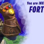 Fortnite Birthday Party Thanos Invitation